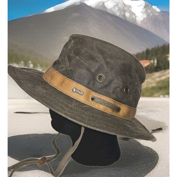 NWT Outback Trading Company Oilskin Willis Hat Breathable UV Protection XL - Picture 1 of 10